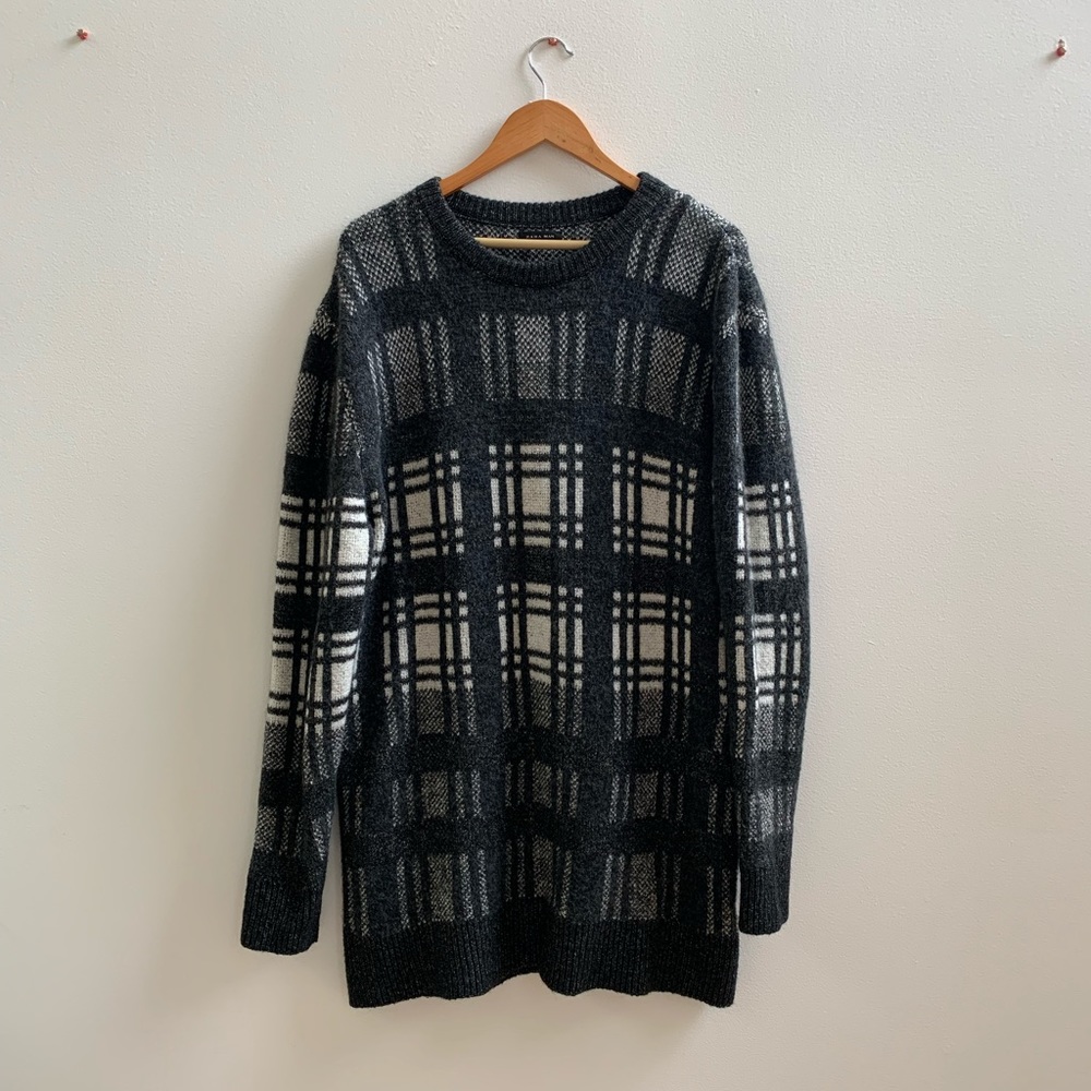 Zara men’s plaid sweater